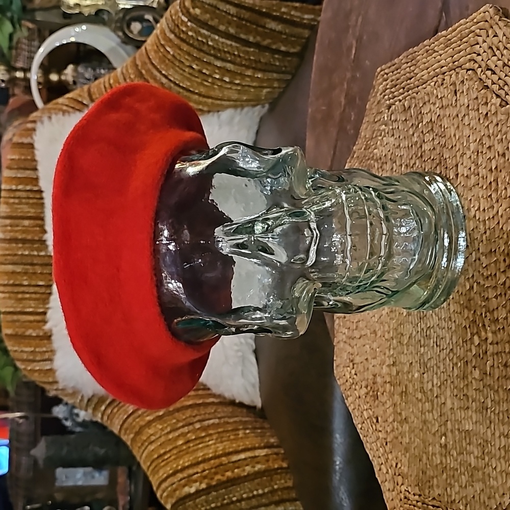 Red wool beret - Picture 2 of 5